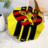 Sport Club Football Crest Printed Automatic Umbrella, 8-Frame for Travel, Camping, Casual Umbrella, Essential Gift for  for Family and Friends