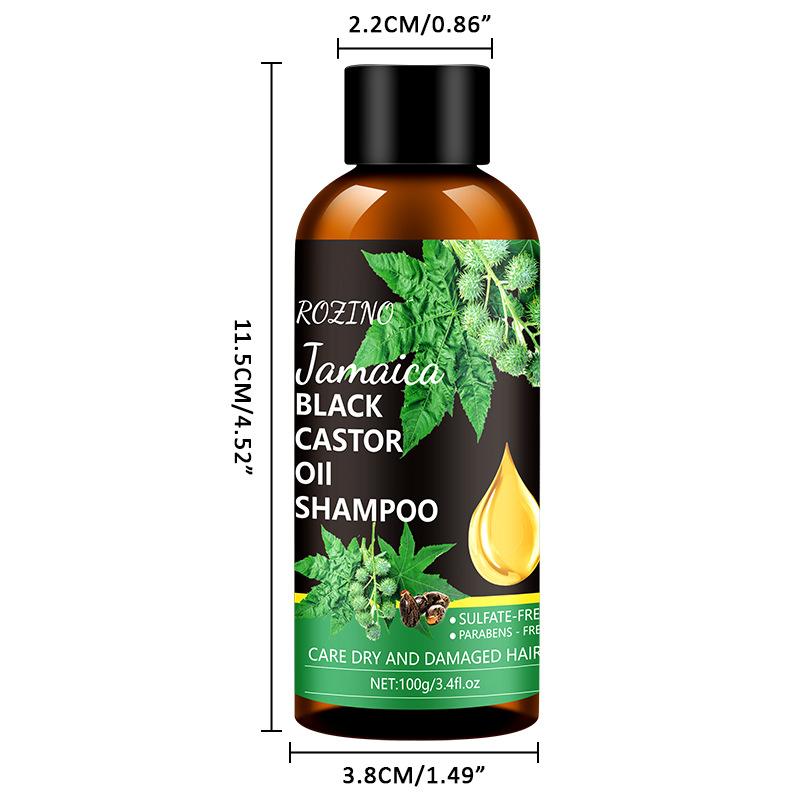 Castor Oil Essence Głęboko oczyszczający szampon przeciwłupieżowy przeciwświądowy o długotrwałym zapachu