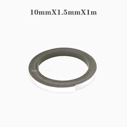 1-10M DIY Strong Flexible Magnet Strip Self Adhesive Magnetic Tape Rubber Magnet Tape Soft strip tape strong back glue 39.37inch