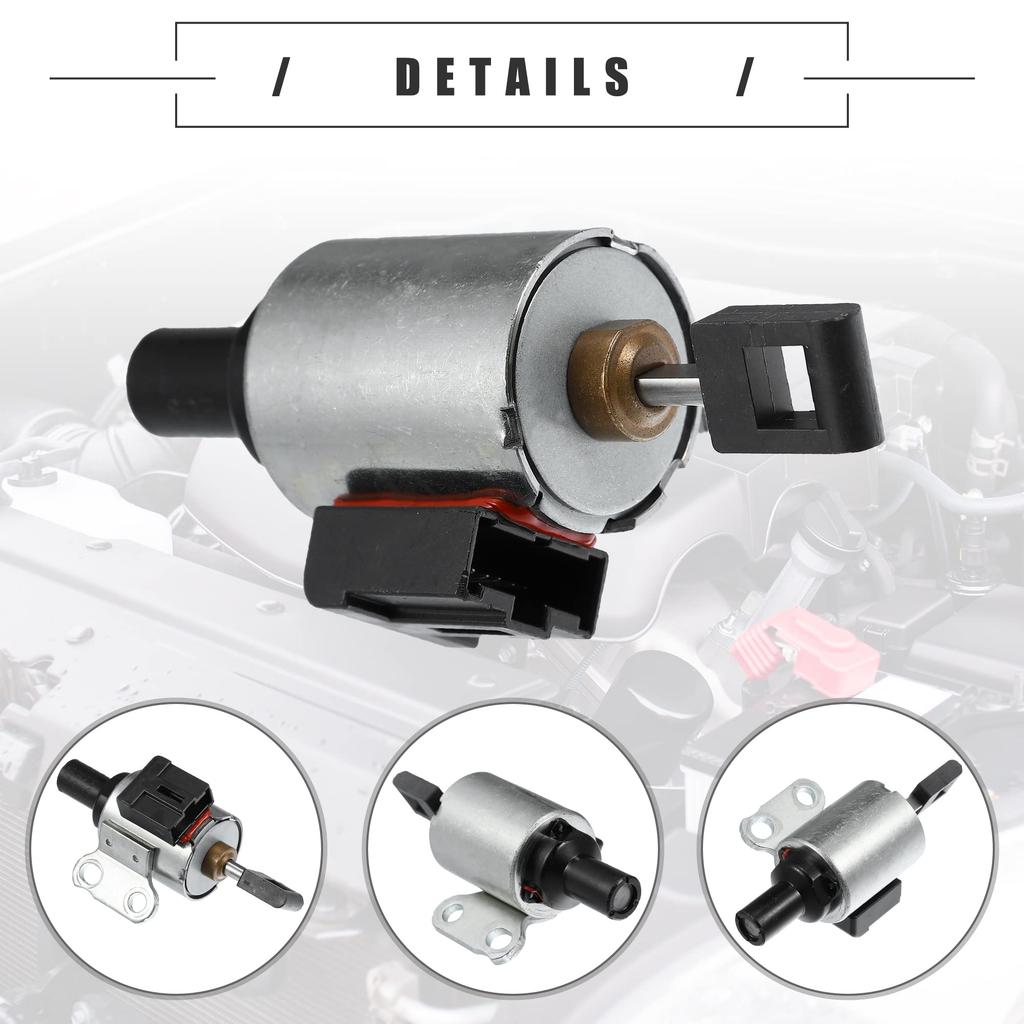 uxcell JF011E Transmission Step Motor Fits Altima 2009-2012 Plastic Metal JF011E Black Silver Tone