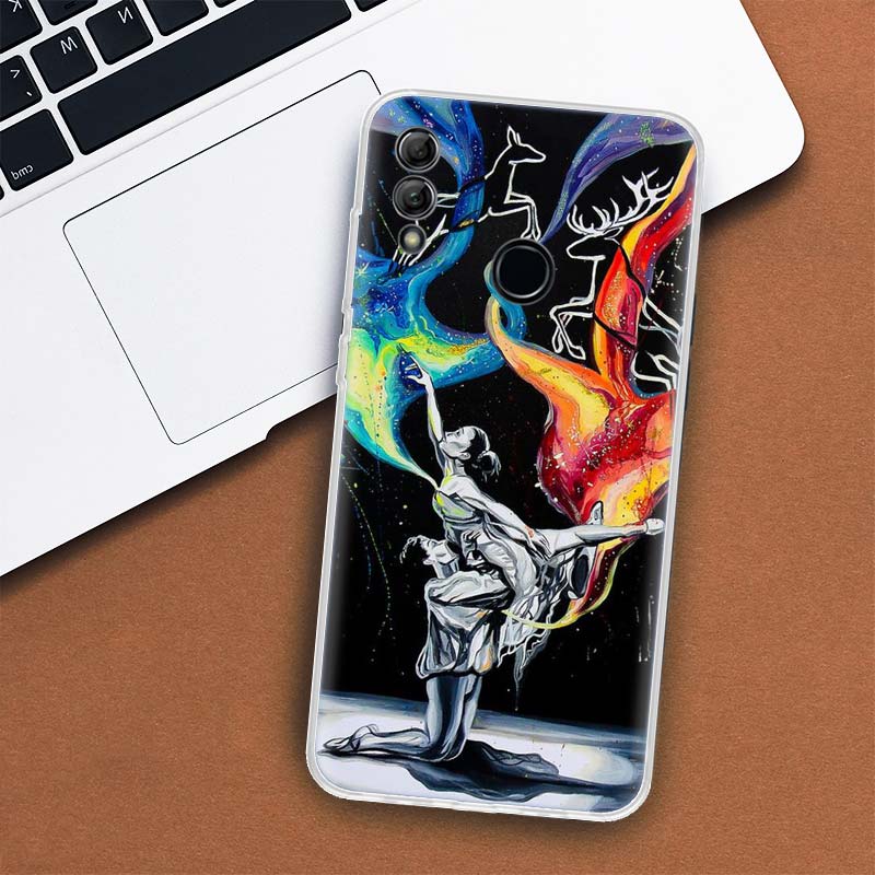 

Чехол для телефона Ballerina Ballet Dancing для Huawei Y5 Y6 Y7 Y9S P Smart Z 2021 2019 Honor 10 Lite 9 20 9X 8S 8X 8A Pro 20i Coq Honor 1020i