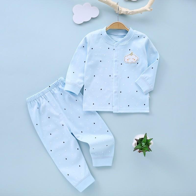 Baby Cotton Underwear Set With Open Front Cardigan For Newborns And Toddlers 66cm