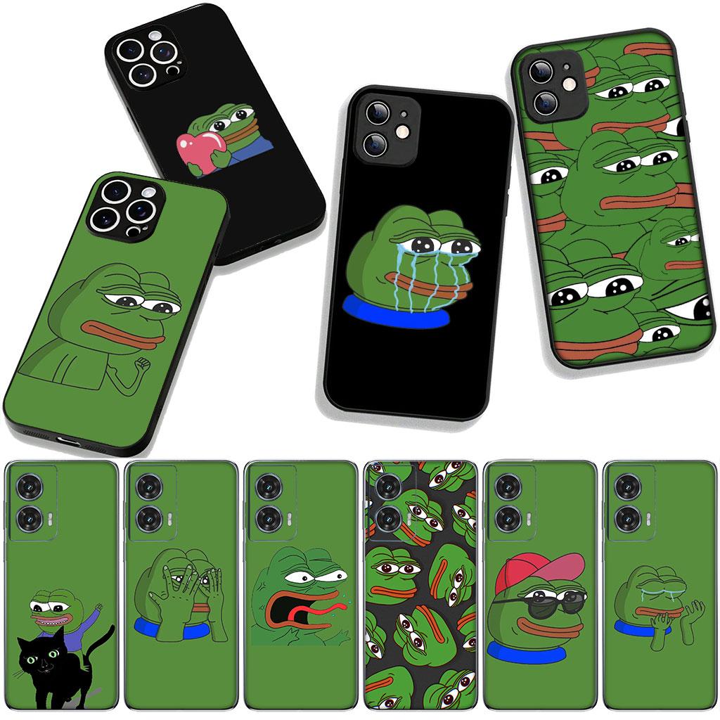 Cover for Xiaomi Poco F7 F6 F8 Ultra F5 X7 X6 X5 X3 NFC M7 M6 Pro C85 C75 C65 C71 C61 Phone Case Animal Sad Frogs Pepes Funny