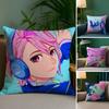 Anime D-Dandadan-MT Cartoon Pillow Case Printed Brushed Fleece Pillow Baby Skin-Touch Eco-Friendly Dye-Sublimat