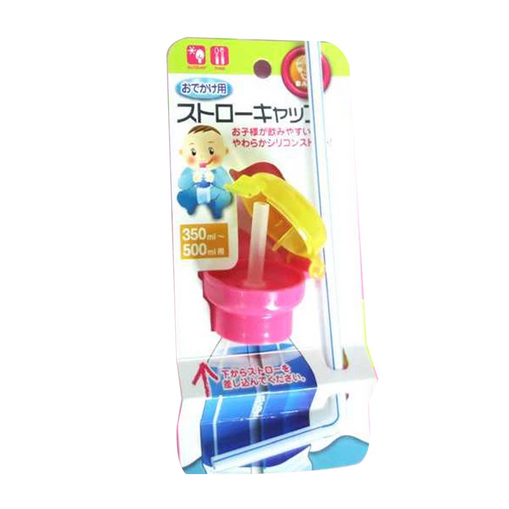 

Детская портативная непроливающаяся бутылка для сока, газировки, воды, крышка-закрутка, крышка с трубочкой розовый