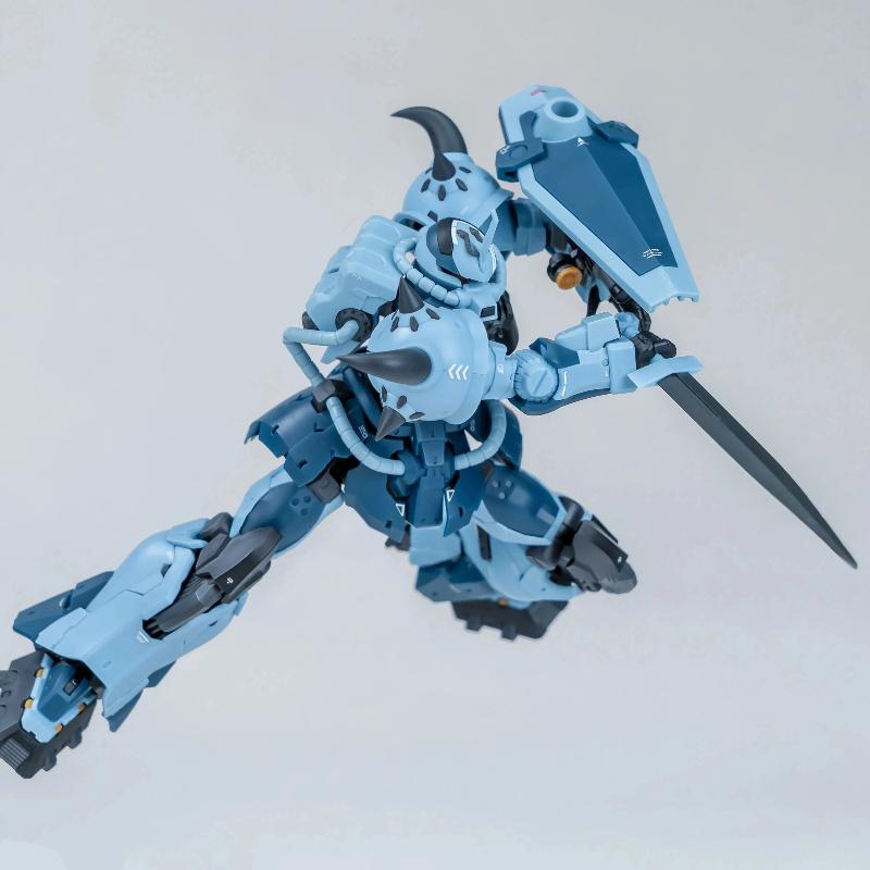 In Stock Nd 1/144 Ms-07b-3 Gouf Custom Vol.2 Blue Giant Ramba Ral Mobile Suit 08th Ms Team Assembly Model Kit Collectable High Quality Toys