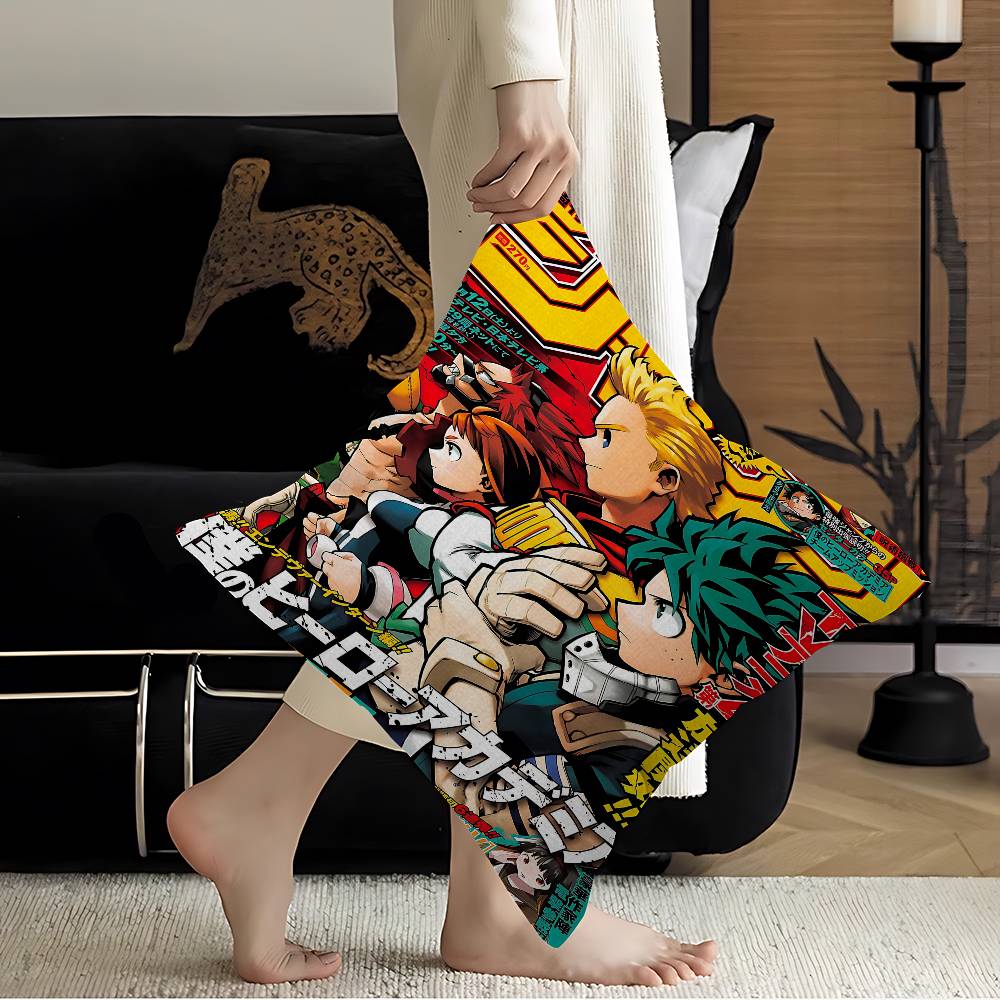 Amine My Hero Academia Kaminari Denki Cushion Cover Car Throw Pillow Case For Sofa Car Christmas Gift 40X40Cm 45X45Cm