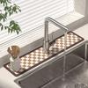 Badezimmerarmatur Ablass- und Wasserabsorptionsmatte für Waschbecken und Arbeitsplatten