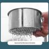 201 Stainless Steel Swan Sink Strainer Basket Kitchen Sink Garbage Filter Swan Dry Wet Separation Hook Drain Rack Kitchen Drains