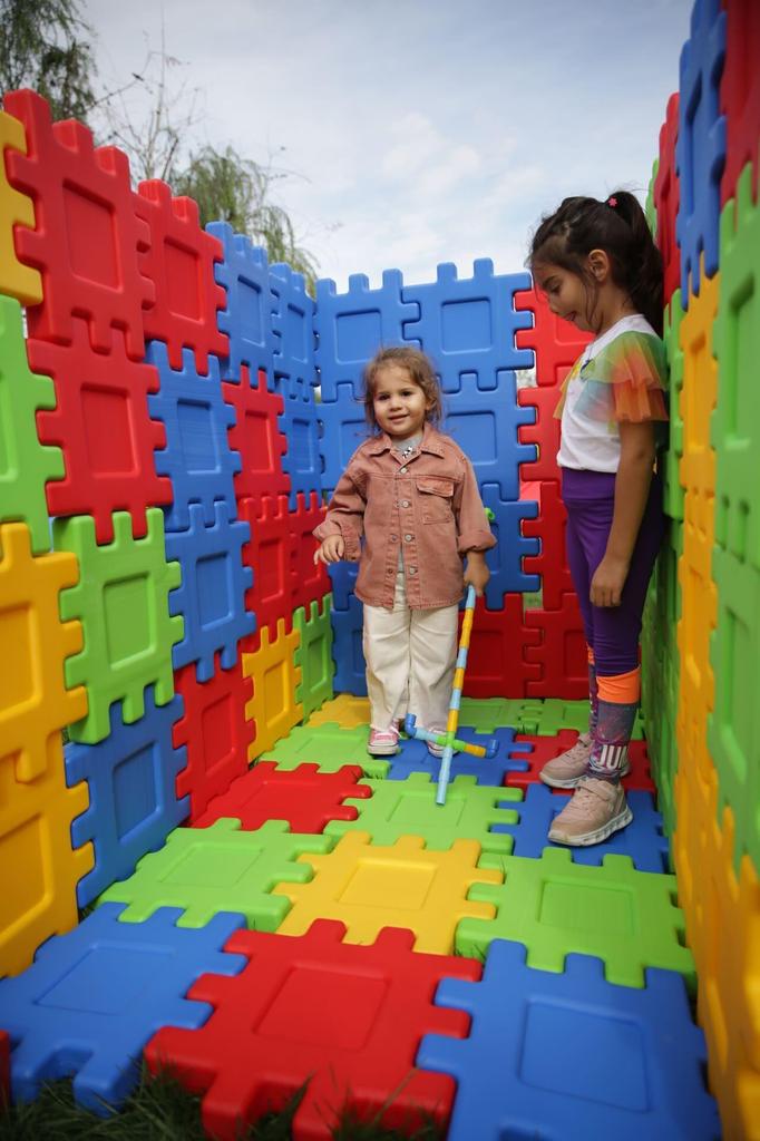 King Large Educational Blocks - Blue