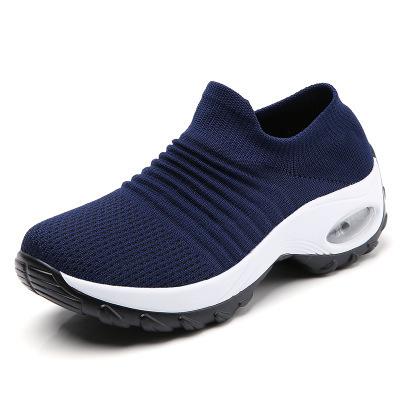 Large size women's shoes air cushion casual sports shoes Korean version rocking shoes foot cover mother shoes socks shoes