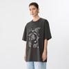 JNBY Spring/Summer Traditional Print Loose Cotton T-Shirt