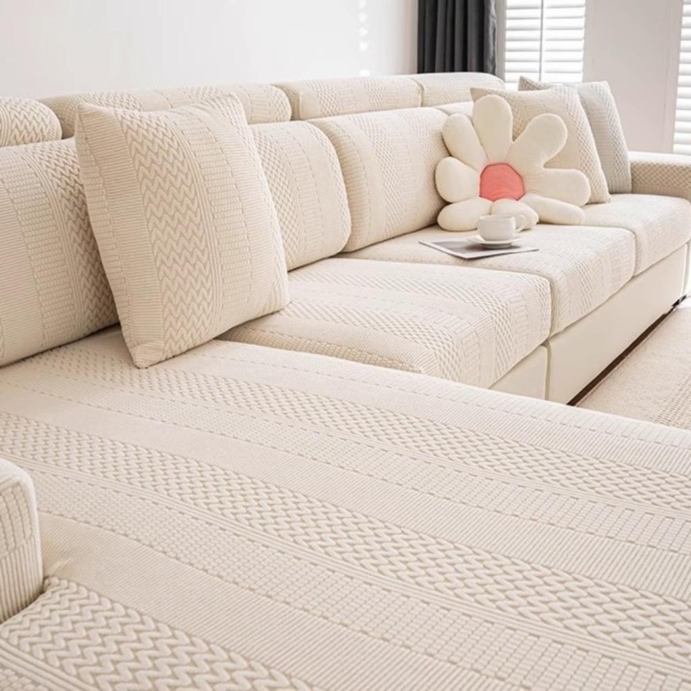 

Универсальный чехол на диван «все включено» 2025 новый осенне-зимний плюшевый чехол на диван Три места и один принцесс нескользящий эластичный чехол 45 * 45Cm set