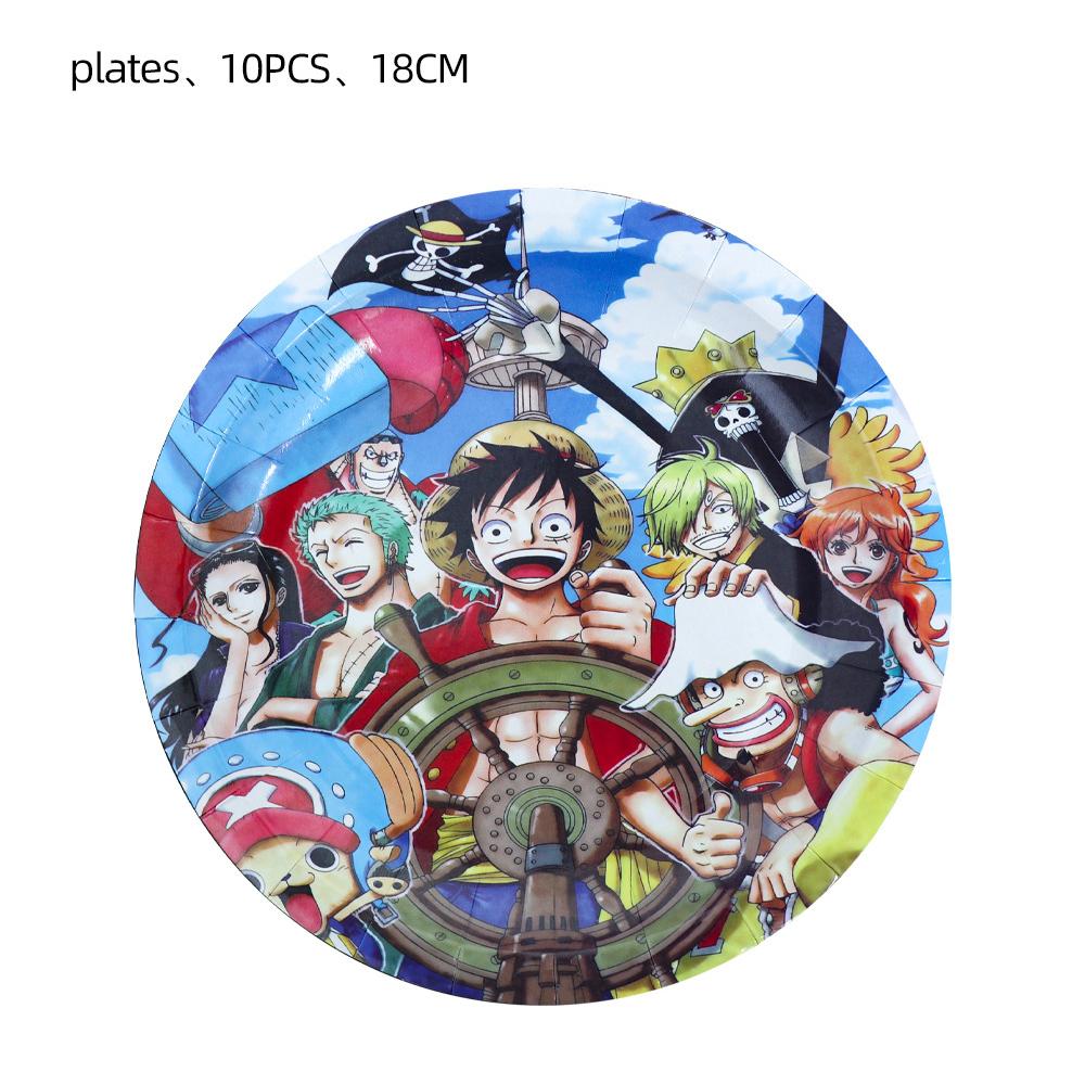 51pcs One Piece Tableware Set Includes Plates Cups Napkins Tablecloth