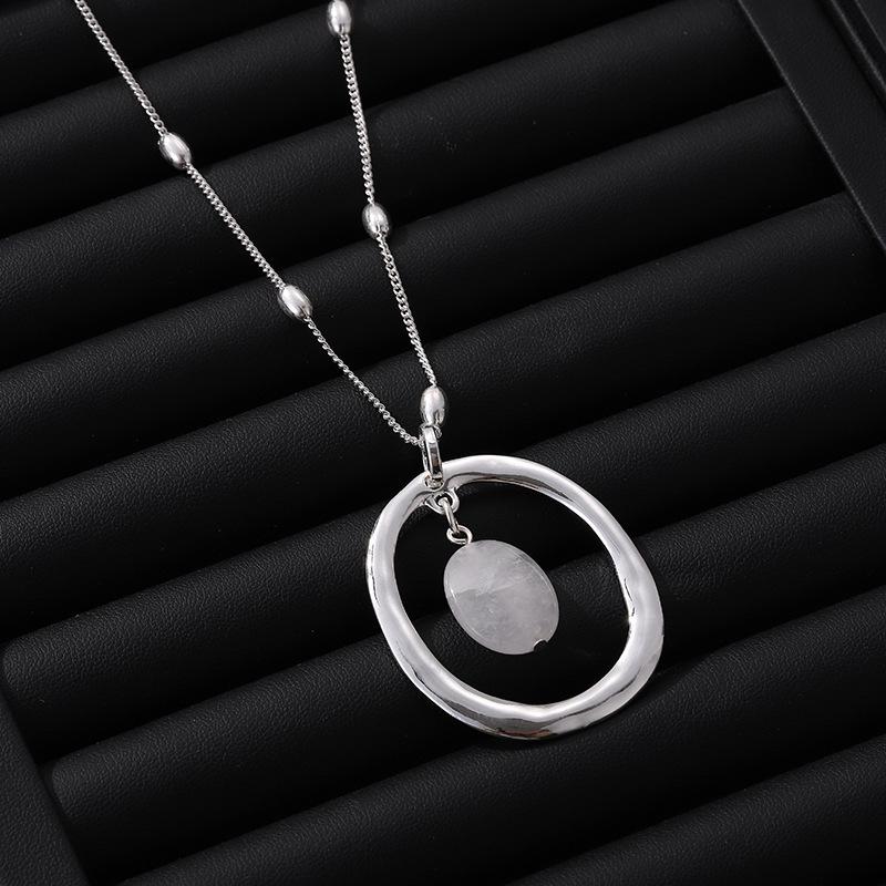 Sweater Chain Women S High-End Sense Light Luxury Exaggerated Fashion Necklace Jewelry Alloy Long Necklace