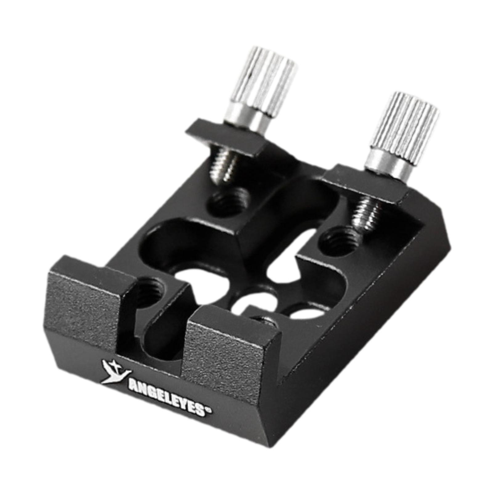 

Telescope Adapter Mount Base Astrophotography Accessories Easy to Install Dovetail Saddle Clamp for Camera Bracket Finderscopes чорний