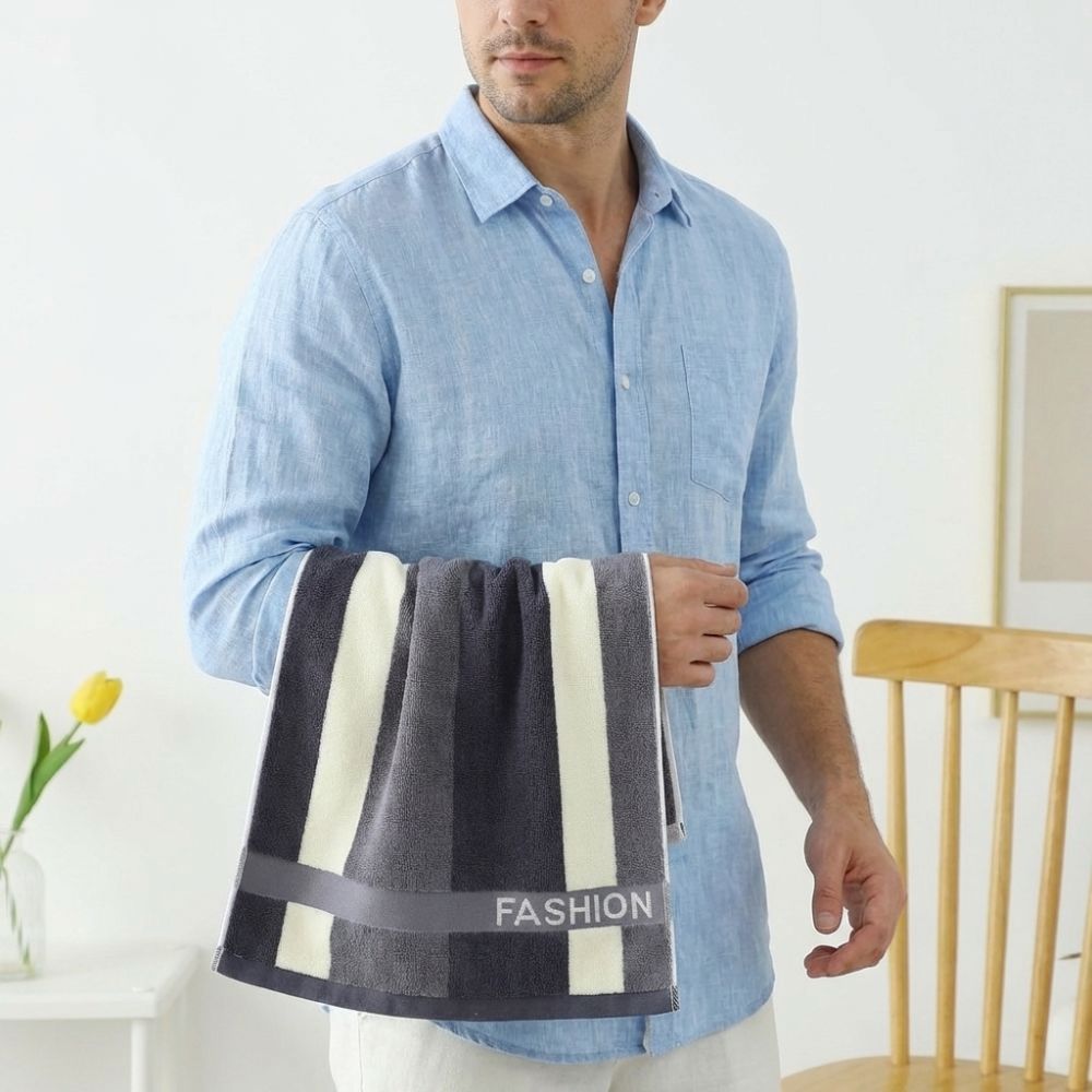 Cotton Absorbent Towel Thickened Terry Cloth Daily Use Facial Towel  Spa