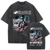 Washed VintageLimp Bizkit Graphic T-shirt Men Women Hip Hop Casual Overd Short Sleeve T Shirts Unisex Streetwear#Color(8)