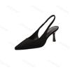 Fashion Women's High Heels 2025 New Ankle Buckle Strap Sandals Leopord Print Thin Heel Fashion Medium Heel Women's Pumps Summer Shoes