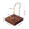 Walnut Crystal Display Stand Mineral Home Bedroom Dormitory Desktop Decoration