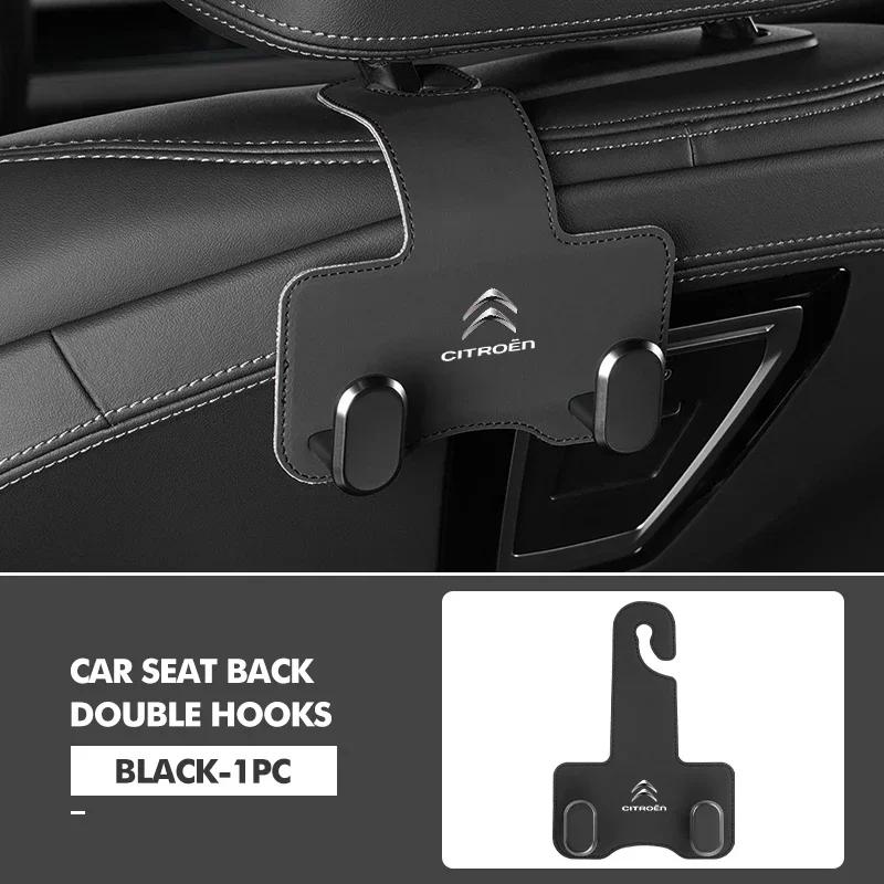 Car Back Seat Hook Headrest Hanging Rear Row Storage Hanger For Citroen C5 C1 C2 C6 C4L DS3 DS4 DS5 C-Elysee Grand Berlingo