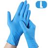 100PCS Blue Nitrile Gloves Disposable Home Cleaning Nitrile Gloves Suitable Waterproof Pet Bathing Stain Resistant Tool