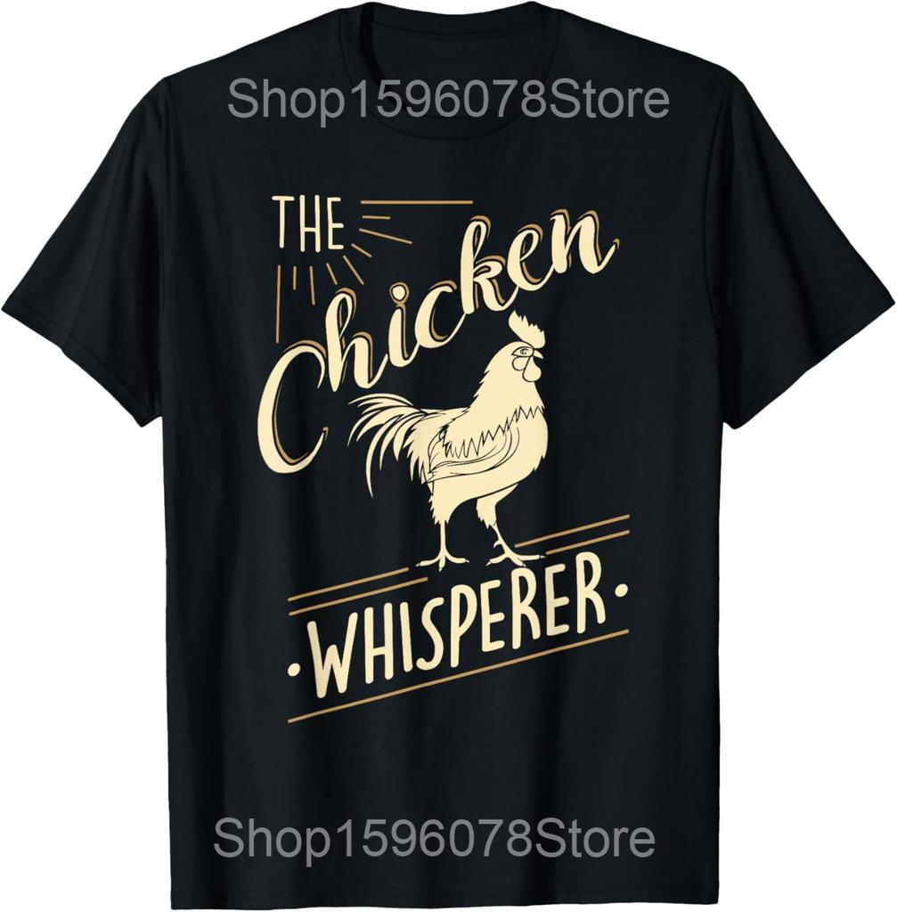Wearing Sunglasses Photo Farm Chicken T Shirts Men Women Cotton Humor Streetwear Tee Shirt Short Sleeve Unisex Loose Clothing