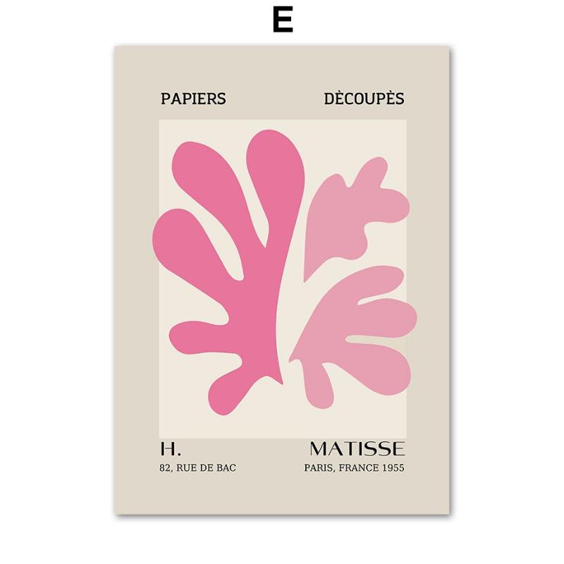 Matisse Poster Picasso Abstract Posters and Prints Canvas Painting Flower Wall Art Pictures for Living Room Cafe Boho Home Decor