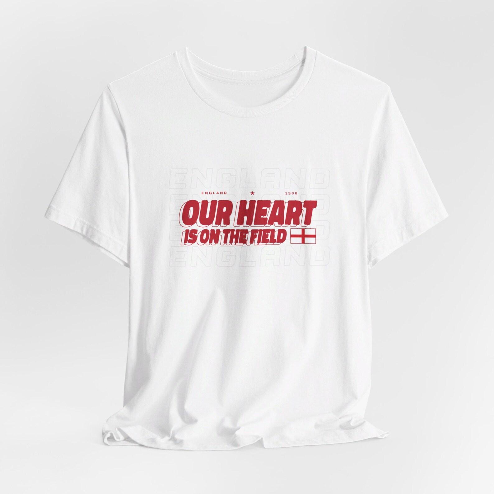 England Football Team T-Shirt: Three Lions Soccer Fan Tee 4XL
