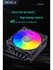 SNOWMAN Bingman MC45-6 Ultra-Thin ITX CPU Cooler with 6 Heat Pipes for AMD AM5/1700