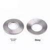 304 Stainless Steel Serrated Single-Sided Anti-Slip Lock Washer, Disc/Saddle Type, Sizes M3-M8