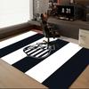 1PC Santos Futebol Emblem Rug Game Carpet, Floor Mat for Bedroom Living Room Entryway Rug, Home Decor Idea Gift for Christmas birthday