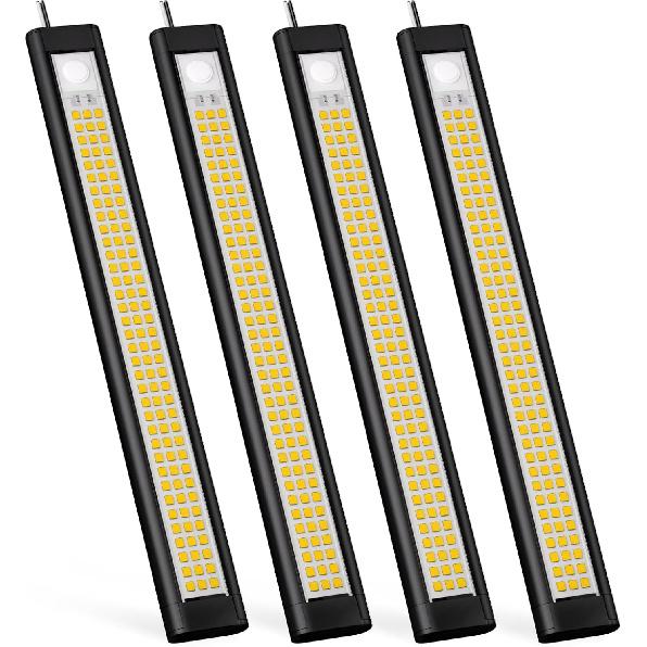 12V LED Light, 12 Volt Light Bar, Enclosed Trailer Lights, LED Light for RV Interior, String Lights for Trailer, Shed, Track, Van, RV(4Pack, 4000K,