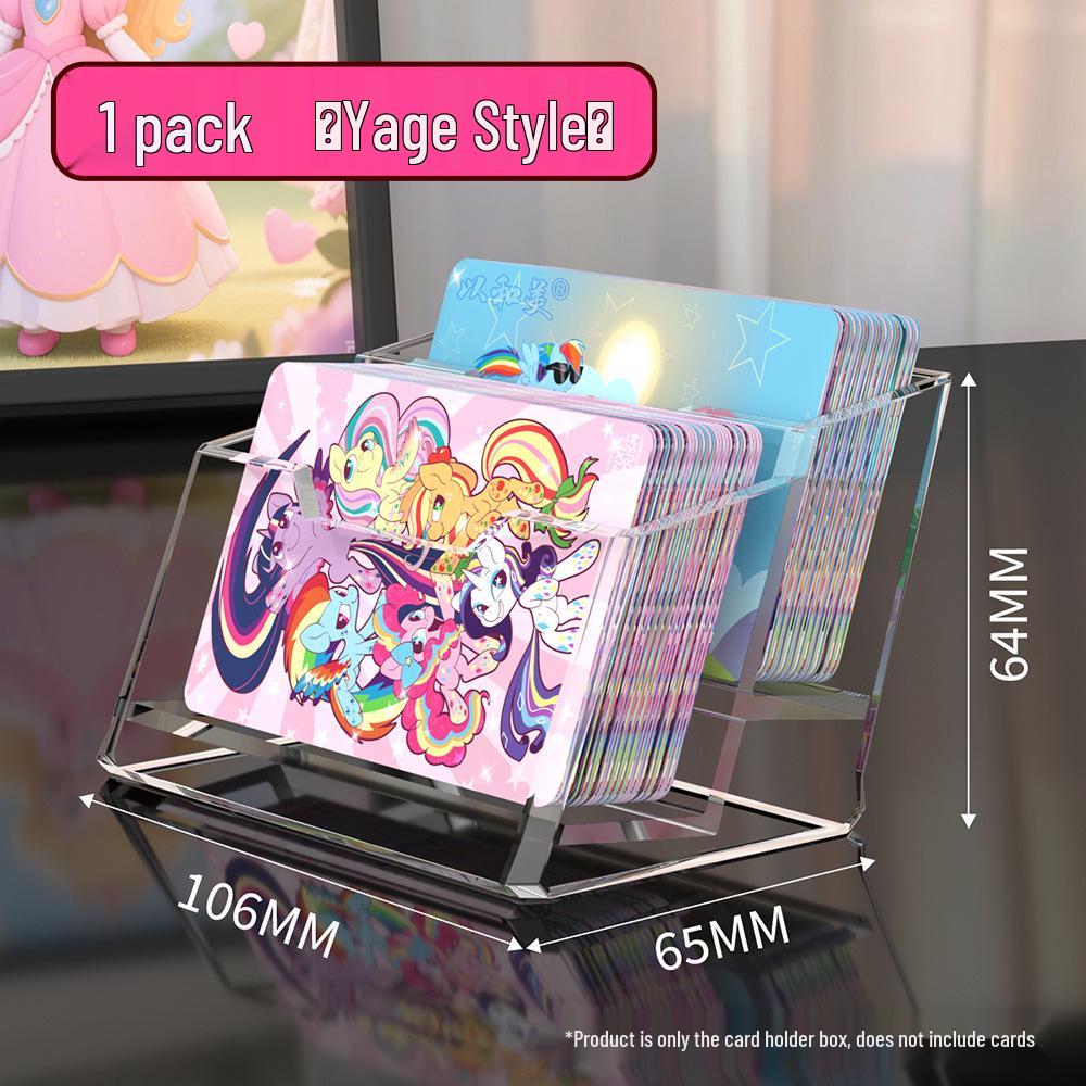 My Little Pony Large Capacity Transparent Card Storage Organizer