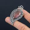 Sisters Day Sale 925 Silver Rhodonite Gemstone Engagement Bezel Wife New Pendant