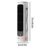 Quiet Tower Fan, Cordless Desktop Fan, Portable Air Conditioner, Adjustable 3 Speed Air Cooler, USB Rechargeable Personal Coolin