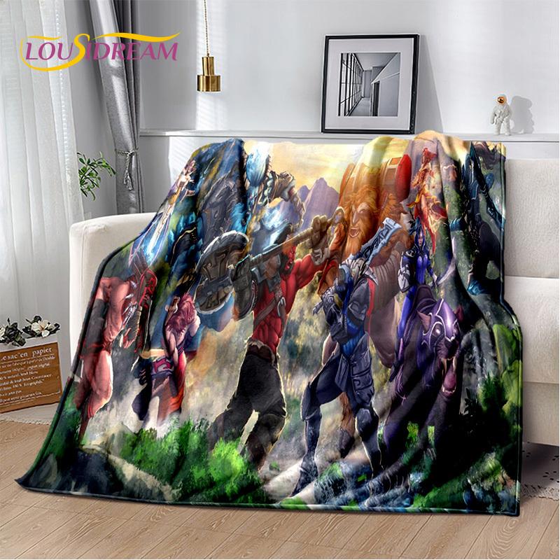 RPG Dota2 Klassiker Spiel Gamer Decke, Weiche Überwurfdecke für Zuhause Schlafzimmer Bett Sofa Picknick Reise Büro Ruhe Decke Kinder