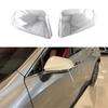 2pcs Side Wing Mirror Cover Caps Rearview Mirror Cover Trim Sticker for Lexus NX 250 350h 450h 2026 ABS Carbon Fiber Black