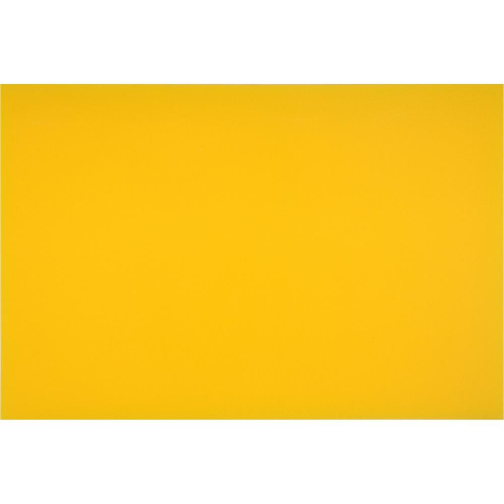 Deska do krojenia 450x300x13 - żółta - HACCP