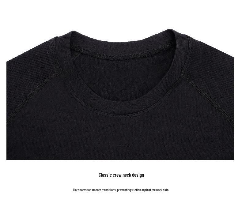 Men's Quick-Drying Seamless Compression T-Shirt - Ideal for Yoga, Cycling & Fitness