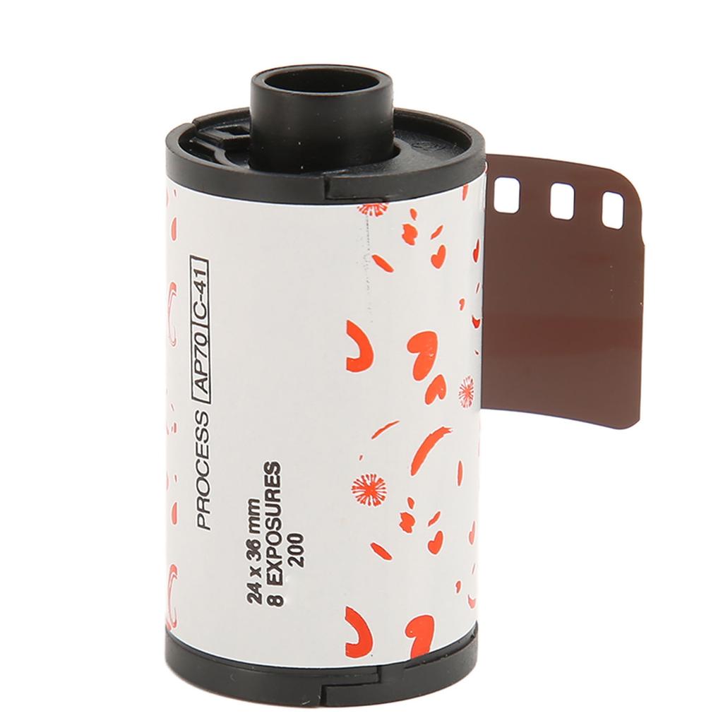 35 mm Färgfilm Vintage 8 Exponeringar 200 Graders Ljuskänslighet Högupplöst Färgnegativfilm för 135