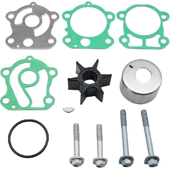 68D-WG078-00 Water Pump Impeller Kit For Yamaha Outboard 2/4 Stroke 4 5 HP Engines 67D-WG078-00-00 6E0-W0078-02-00
