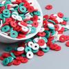 10g DIY Solid Color Polymer Clay Beads for Bracelets & Necklaces - Handmade Spacer Beads