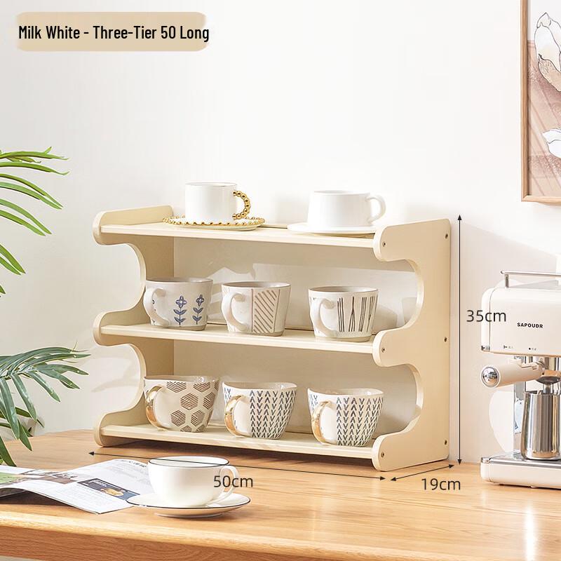 3-Tier Bamboo Cup & Glass Drying Rack