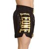 Leone 1947 DNA Shorts, Unisex Muay Thai/Kickboxing Shorts, Satin Fabric with Elastic Waist (Size M), Black/Gold, AB966 [Authentic]