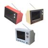 Mini Working TV for Dollhouse, 12TH Scale Miniature Doll Furniture Decor, Miniature TV, Tiny Television Toy Mini TV Furniture