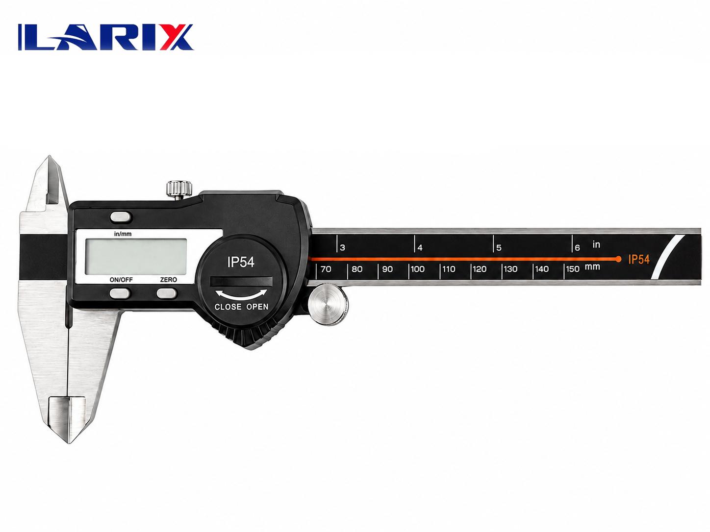 IP54 Waterproof Black Digital Vernier Caliper High Precision Electronic Measuring Tool 0-150 mm