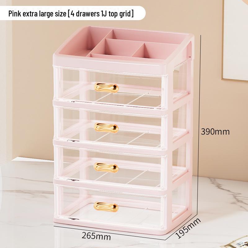 Plastic Drawer Desktop Organizer for Stationery and Cosmetics