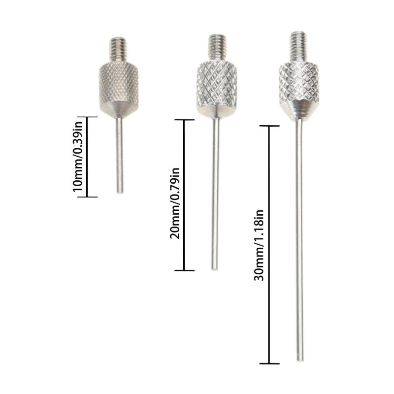 Needle Contact Point Sets for Dial Indicators Depth Gauge 4-48UNF Thread Shank 0.15mm 0.3mm 1.0mm 1.5mm 2.0mm Diameter
