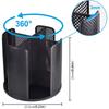 Rotatable Plastic Cup Storage Organizer 360°Dispenser 4 Compartment Cups and Lids Holder Detachable Desktop Coffee Cup Dispenser